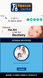 Mobile Screenshot of finessedental.com.au